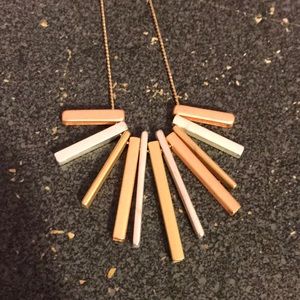 Multicolored long necklace